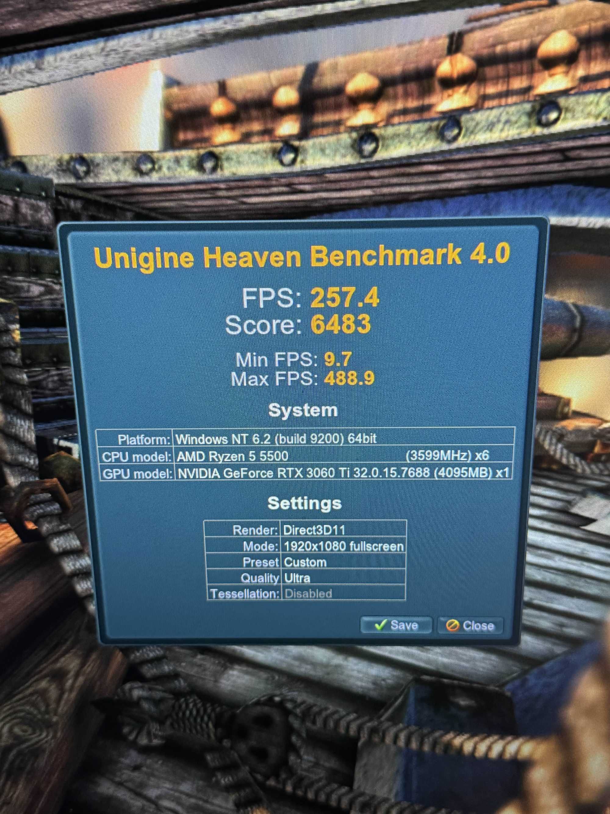 Геймърски компютър R5,RTX 3060TI, 16RAM