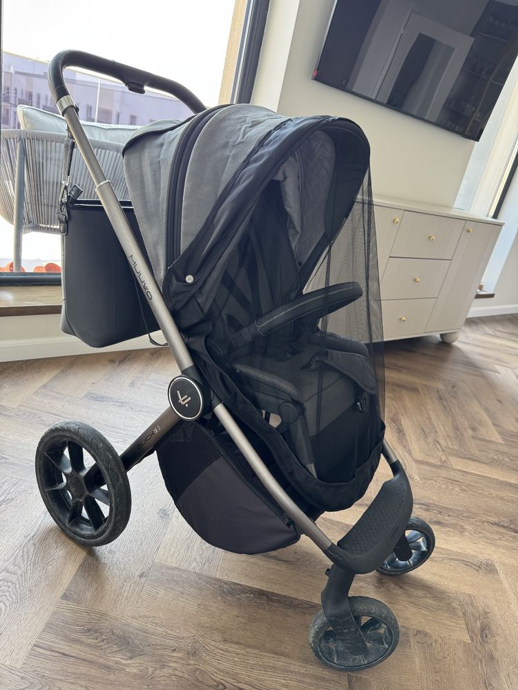 Carucior 2 in 1 MUUVO QUICK SE2 Diamond Graphite