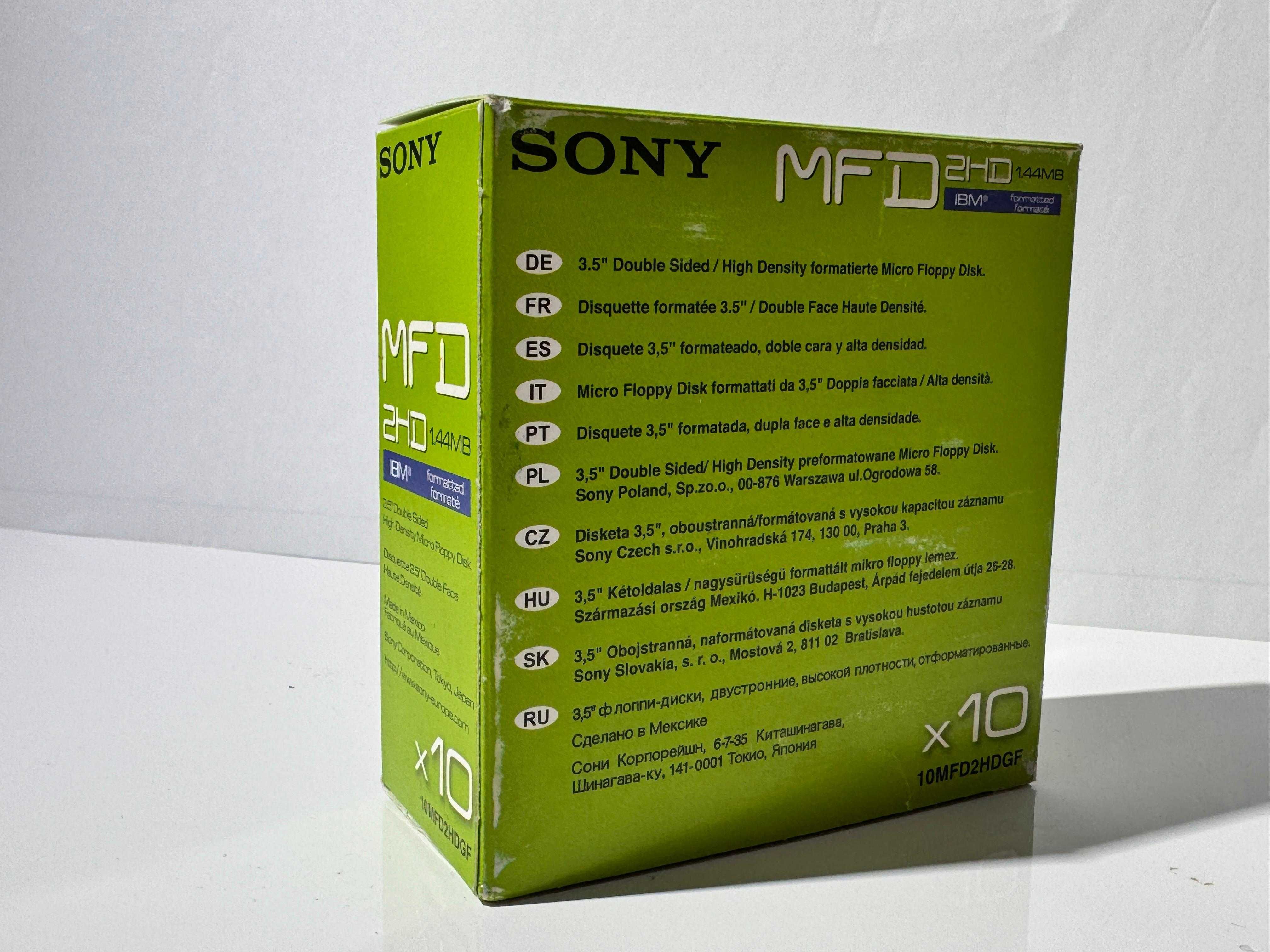Flopy  Discuri SONY  3.5" 2HD 1.44Mb - Noi.