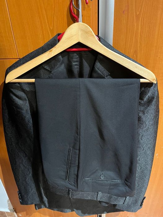 Costum de ginere brand Alb si Negru