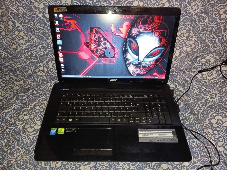 Laptop Acer esport gaming, Core i5, Nvidia 820m, hdd 1TB, 8gb, full hd