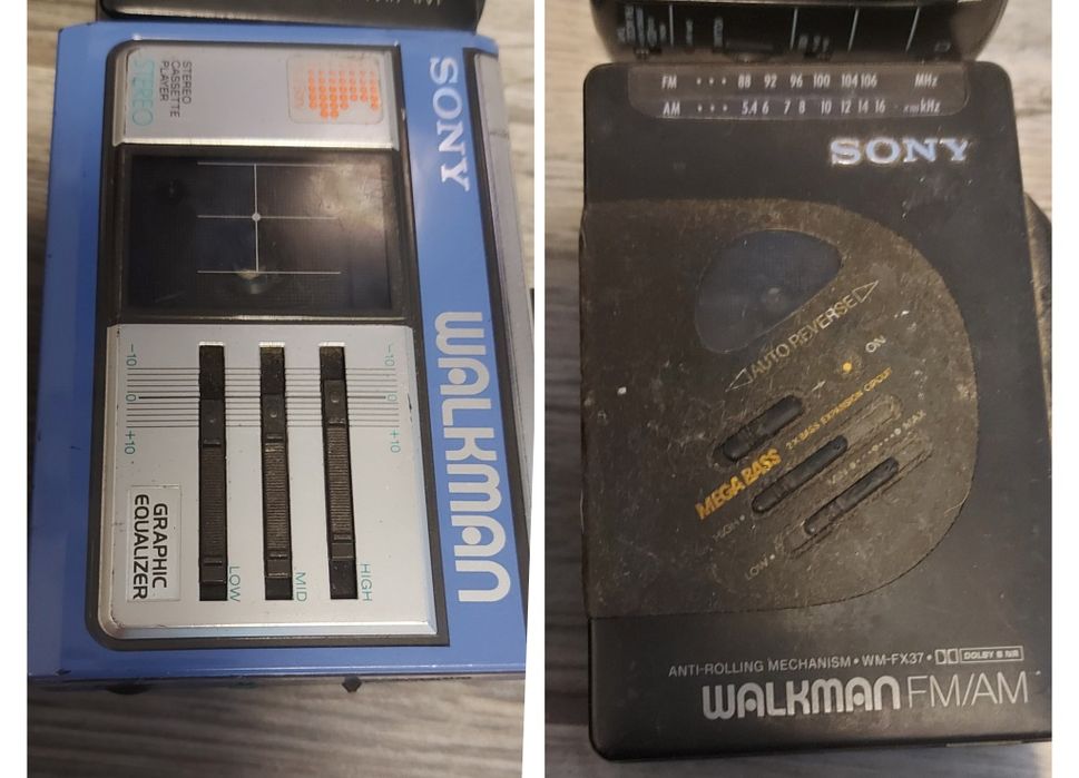 Vând Lot 13 walkman - reportofon - radiocasette