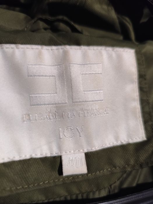Яке на Elisabetta Franchi размер S, без забележки. Яка естествен косъм