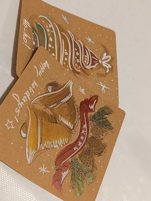 Рисувам по поръчка, картички (Коледа, Рожден ден и др.)