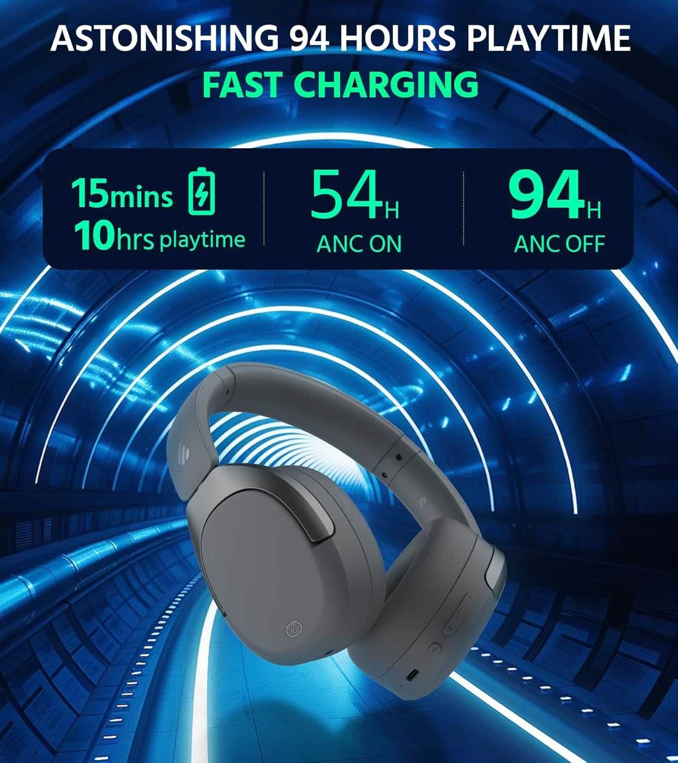 Безжични слушалки за над ушите Edifier W830NB