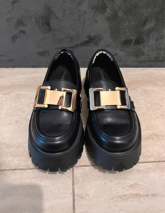 Mocasini negri Deezee marimea 35