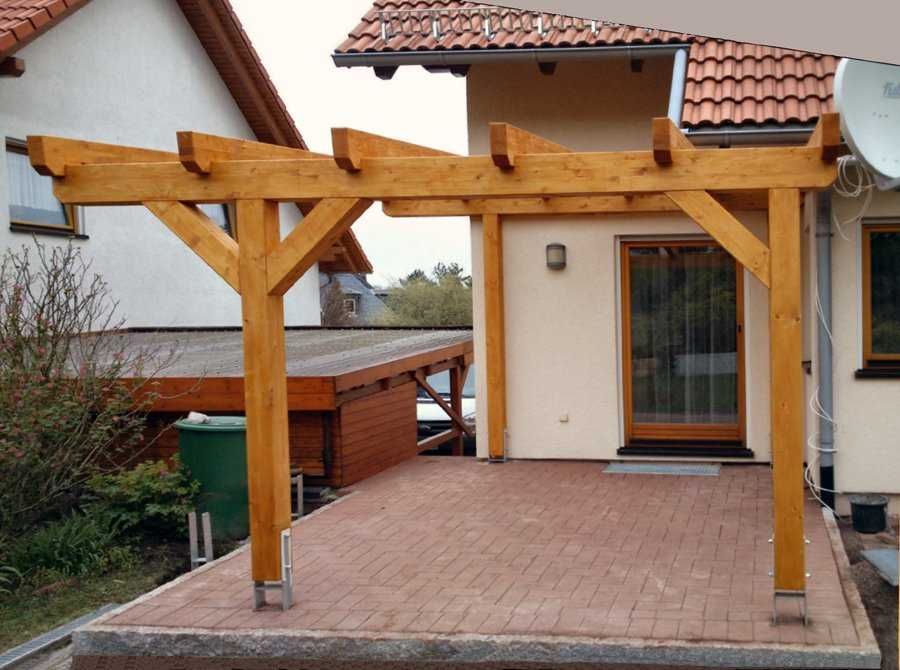 Structura pergola lemn 3x3m