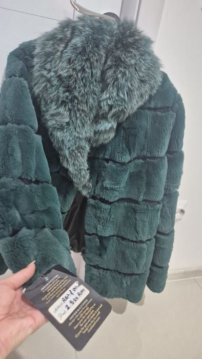 Haina de blana naturala vulpe