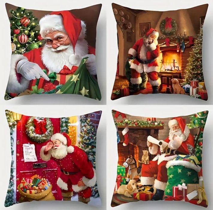 Новогодние декоративные подушки бесплатная доставка