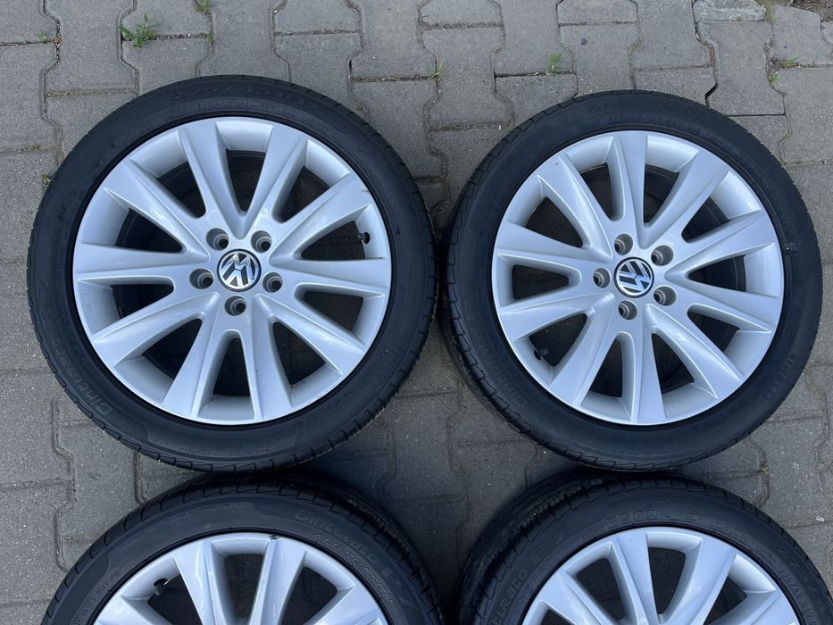 Jante 5x112mm anvelope iarna 225/45 R17 VW Passat Golf 5/6/7/8 Touran