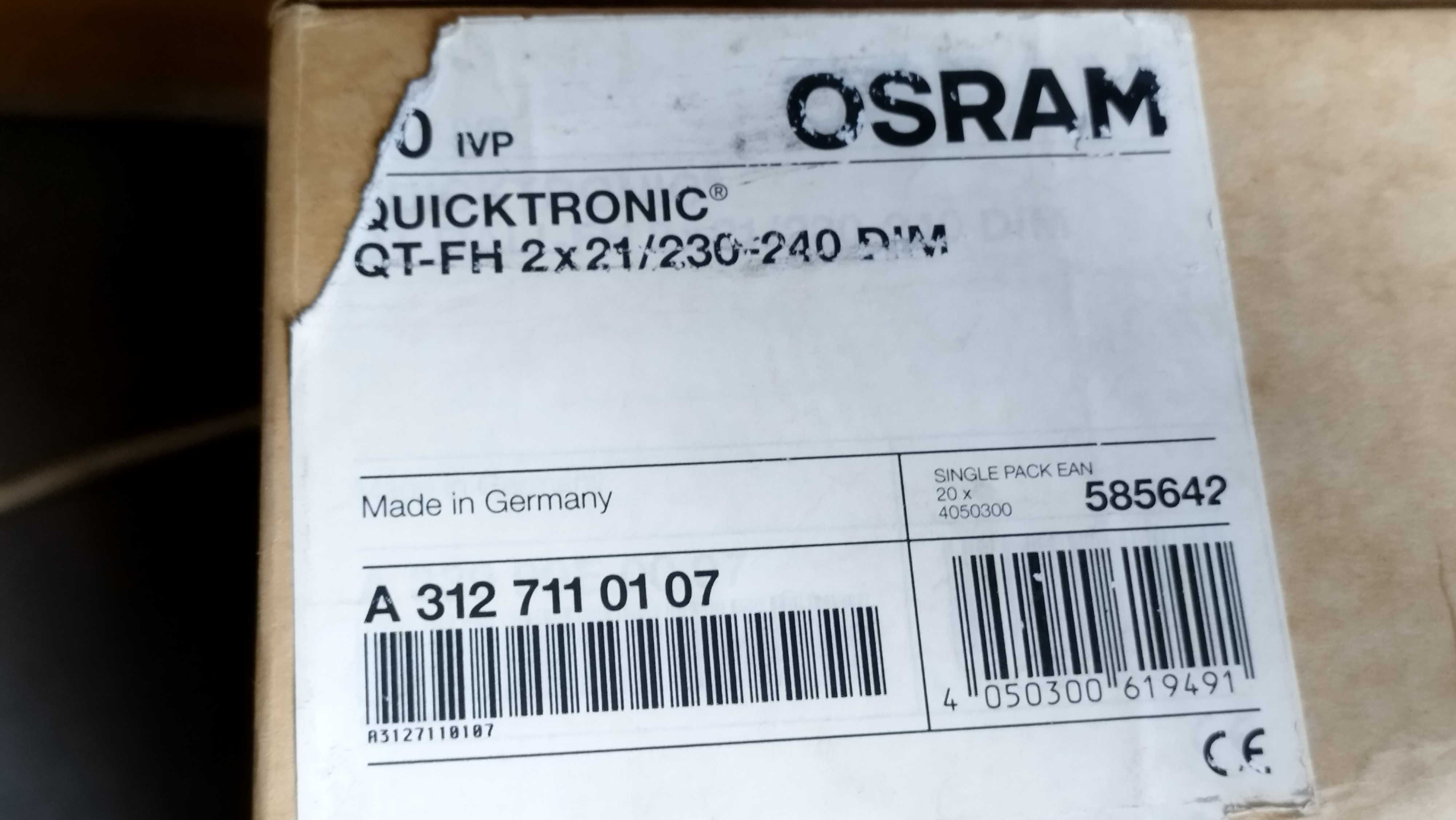 Електронно запалване / баласт Osram Quicktronic QT-FH 2x21/230-240 DIM