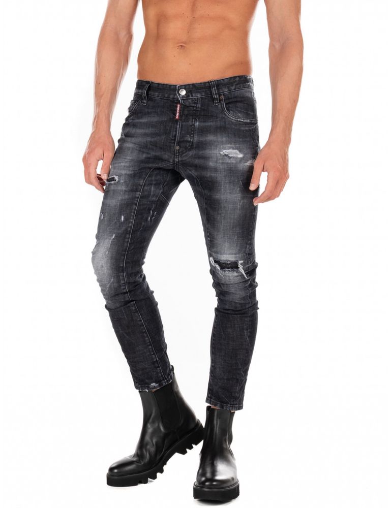 DSQUARED2 Tidy Biker Jeans BLACK