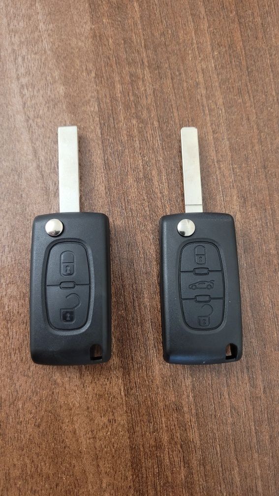 Carcasa cheie Peugeot cu 2 si 3 butoane