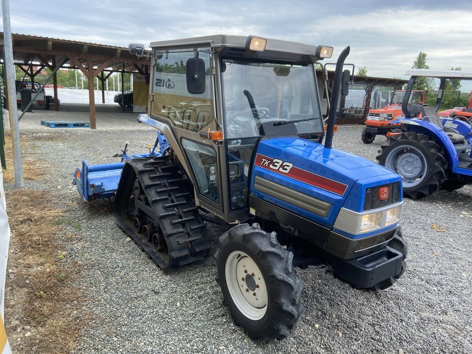 Tractor japonez Iseki TK33, Senile, 4x4, Clima, 33cp + freza