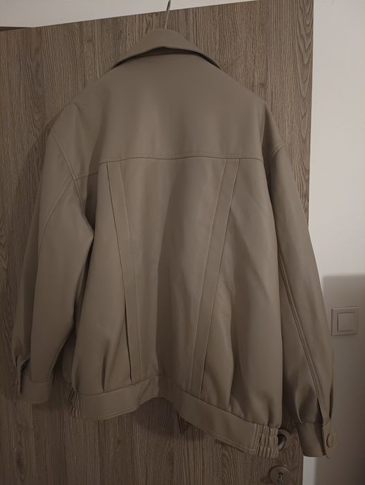 Jachetă din piele naturală nouă