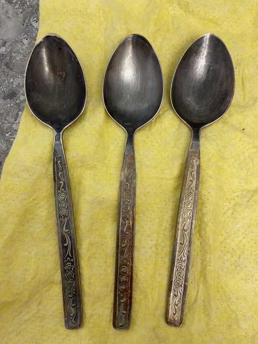 Ложки мельхиор советские 3 шт