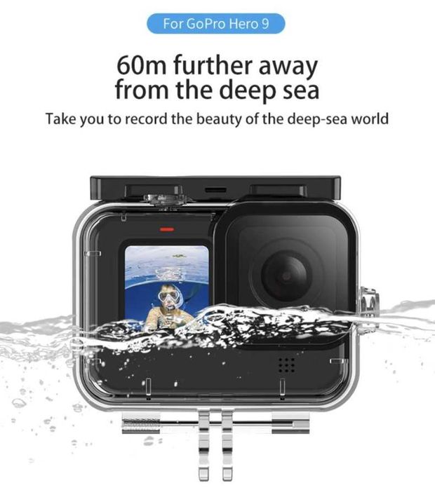 Carcasa Telesin protectie/subacvatica waterproof GoPro 13 12 11 10 9