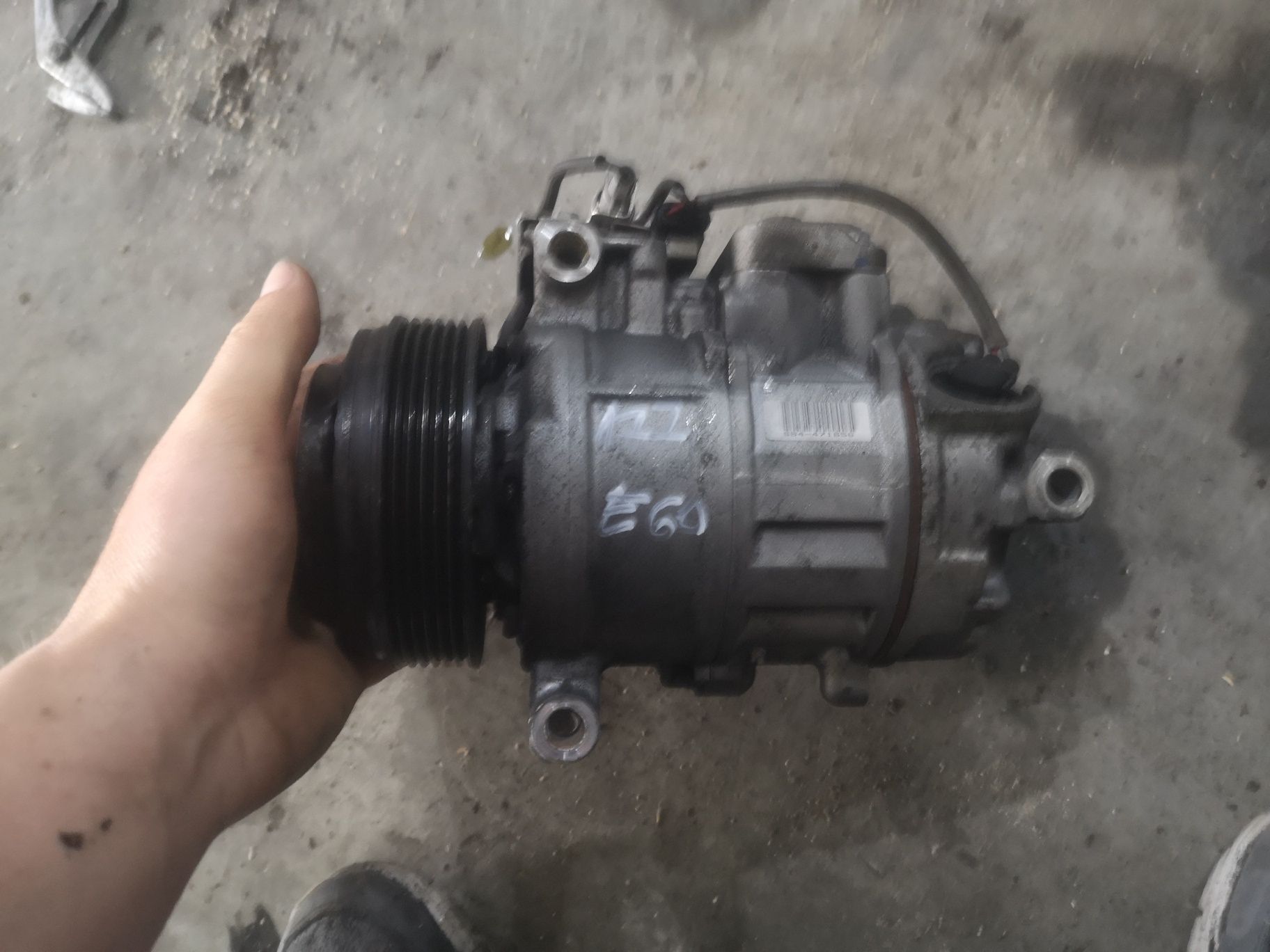 Compresor ac clima 2.0 diesel n47d20c 177cp bmw seria 5 e60 e61 lci