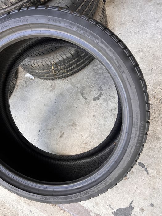 4 anvelope iarna nerulate 245/35/19 , Continental , 8 mm