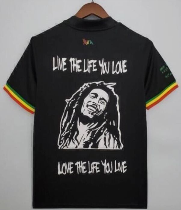 TRICOU Adidas 21/22 Ajax 3rd kit Bob Marley Special Edition T-Shirts