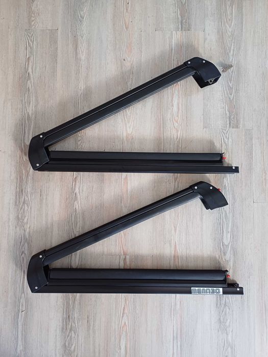 Suport schi snowboard Menabo Silver Ice BLACK 6 schi/4 snowboard