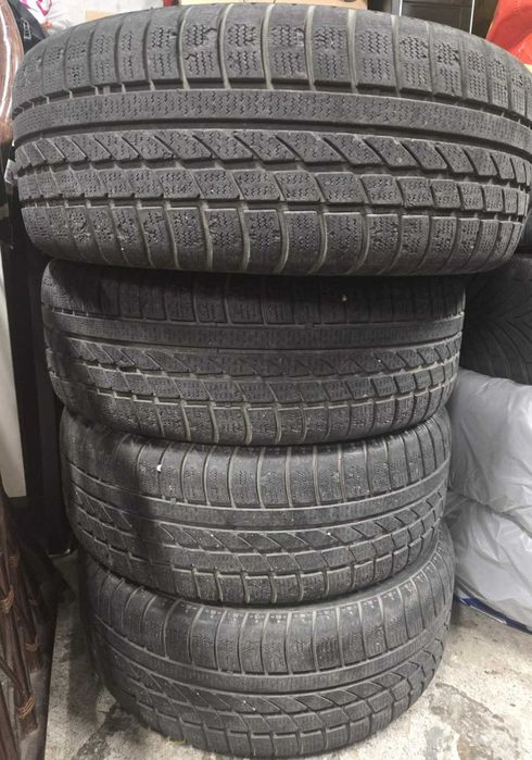Зимни гуми с джанти и тасове Hankook 205 55 R16 - 4 броя