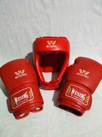 Боксерский шлем перчатки Wesing