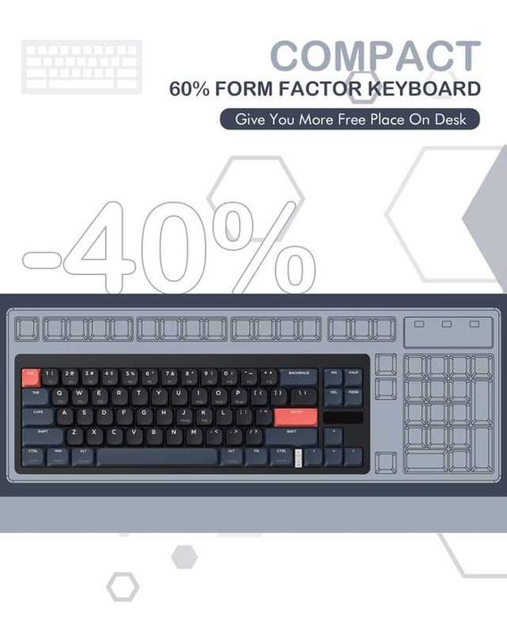 Tastatură mecanică wireless MAGIC-REFINER RKL680,