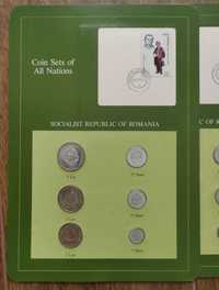 Set monetarie - Republica Socialista Romania  - set 6 monede in folder
