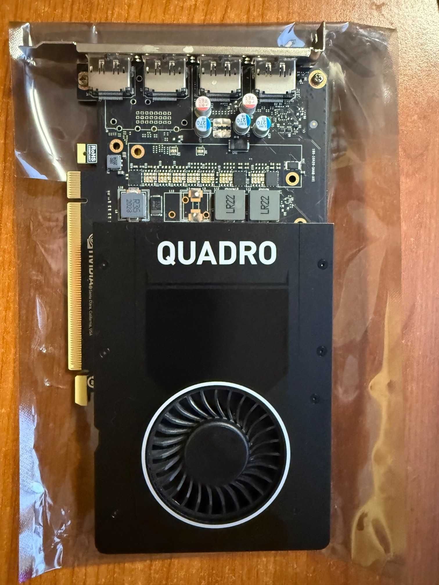 Професионална CAD/CAM Видео карта PNY NVIDIA QuadroP2200 5GB-VCQP2200