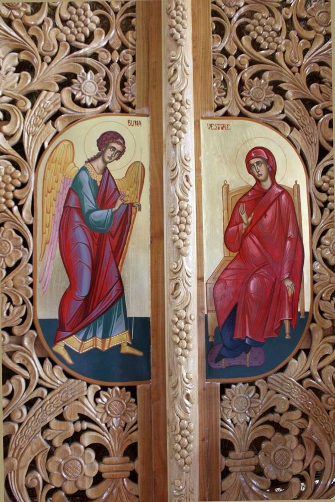 Icoane pictate, catapeteasma biserica pictata,tehnica arta bizantina