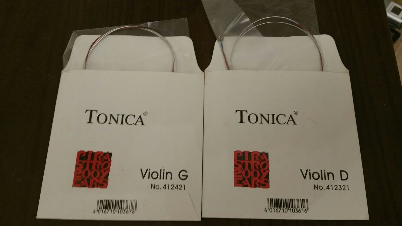 corzi vioară PIRASTRO Tonica G şi D