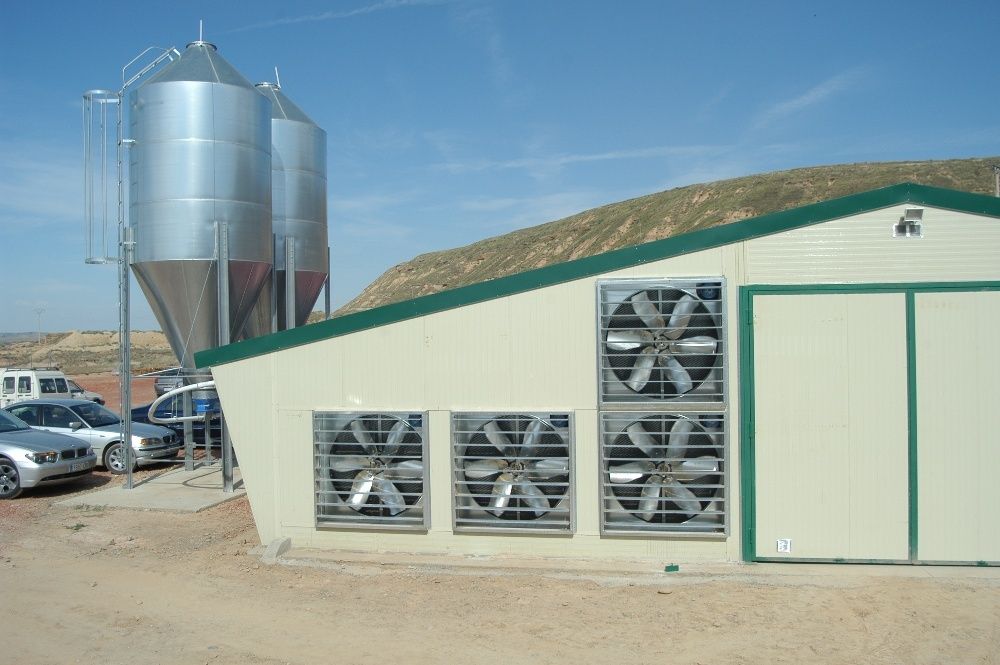 Вытяжные вентиляторы для птицефабрик и теплиц