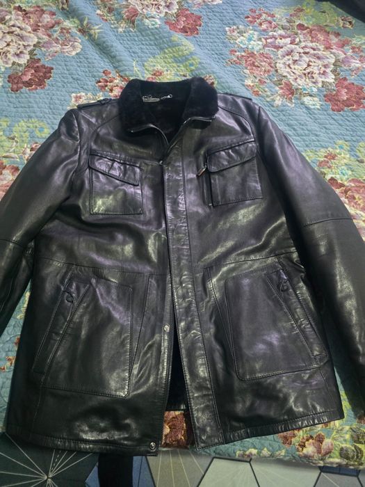 Чистый натуральный кожа,мех натуральный новая