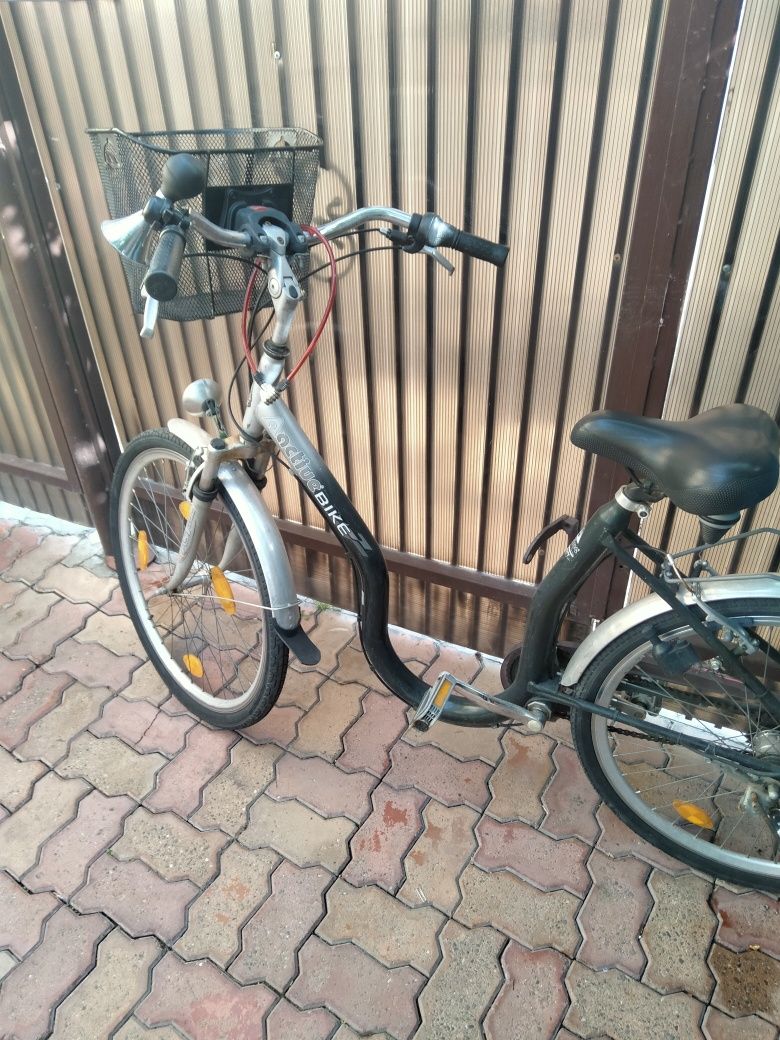 Bicicleta de damă și vârstnici cu cadrul jos