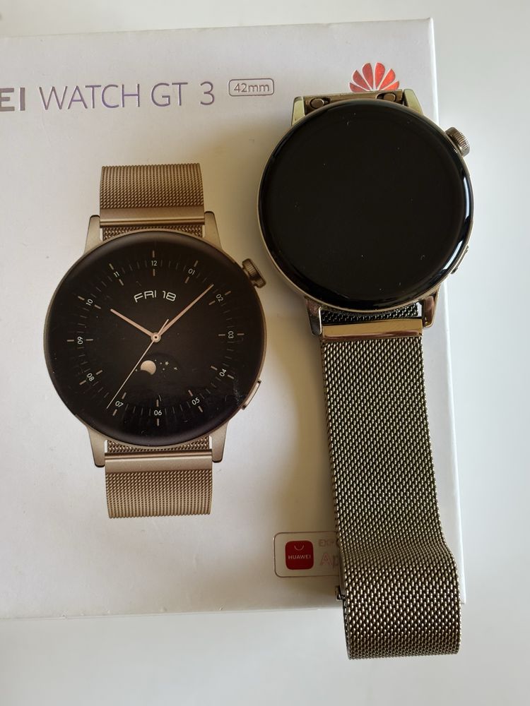 Продавам запазен дамски часовник HUAWEI WATCH GT 3 42mm