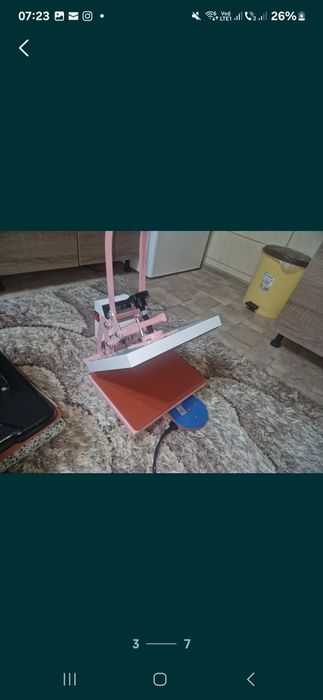 Prese termice inscripționat tricouri etc