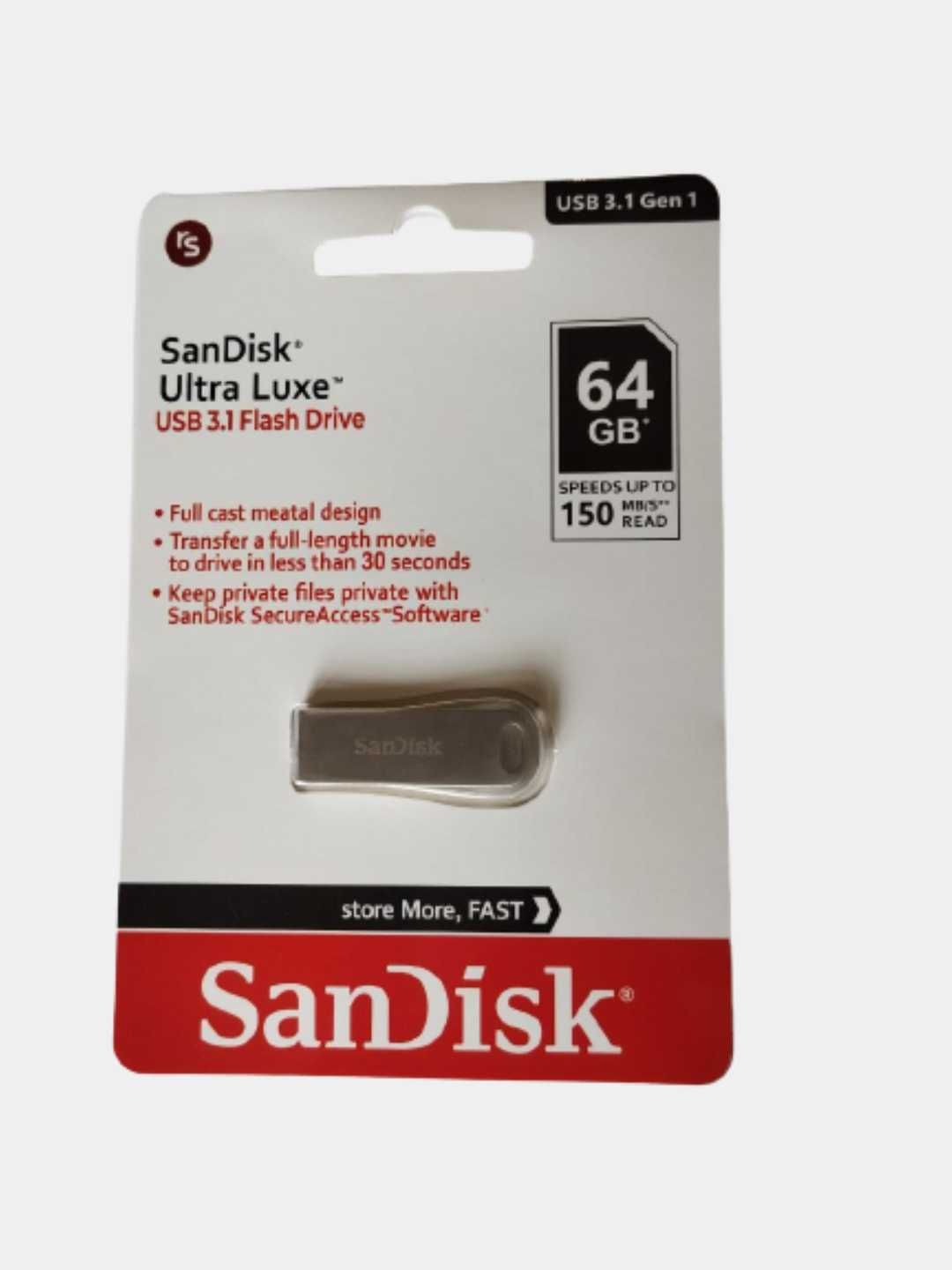 Флэш-накопитель SanDisk Ultra Luxe, 64 Гб