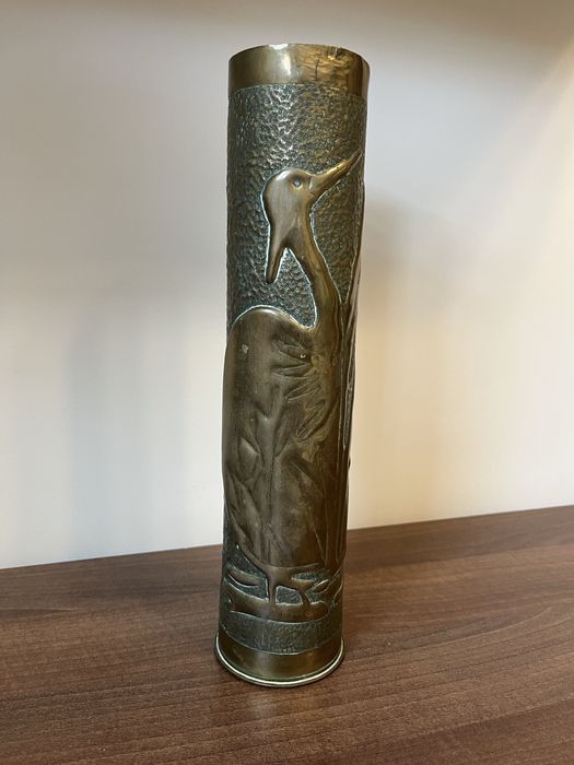 Vaza din obuz  proiectil trench art