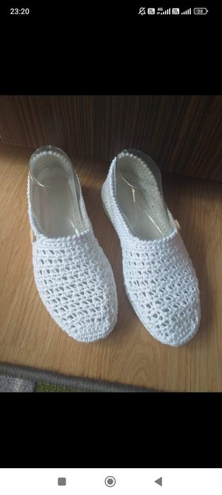 Espadrile croșetate mărimea 37