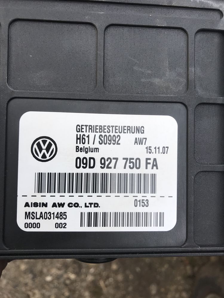 VW Touareg 3.0 TDi V6 7L ECU cutie viteze 09D 927 750 FA