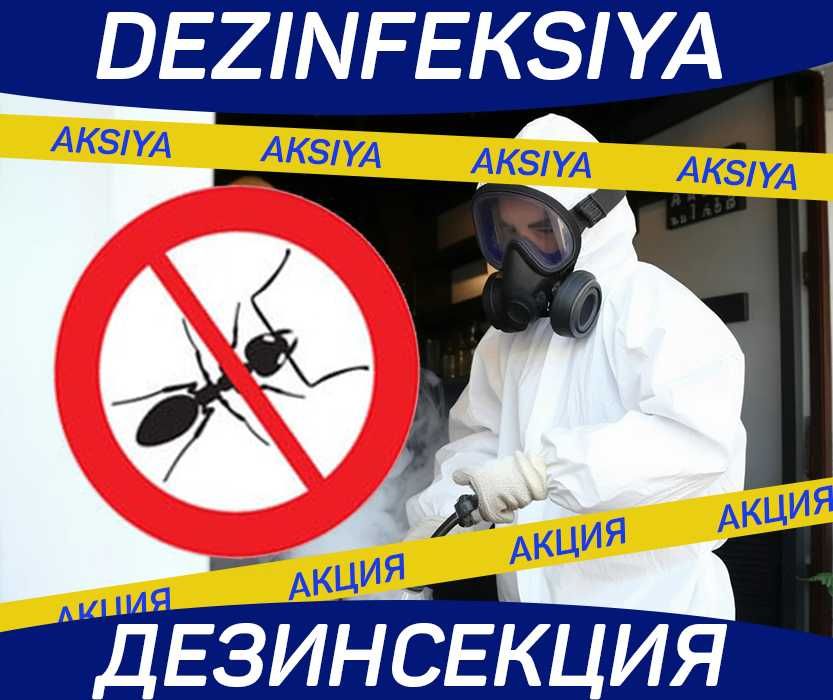 Дезинфекция клопов чивин пашша чимоли илон чаён кана таракан клоп клап