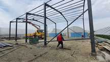 Vand hala metalica 15x30m structura metalica