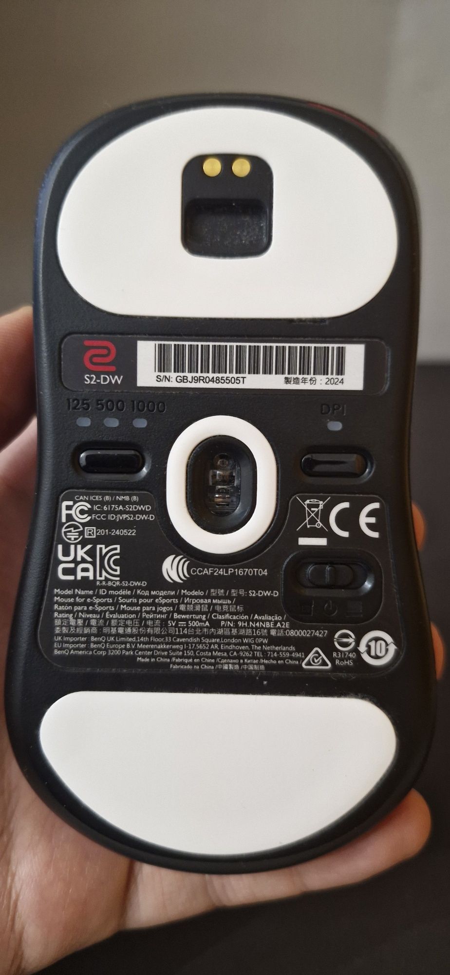 Zowie s2-dw беспроводная мышь