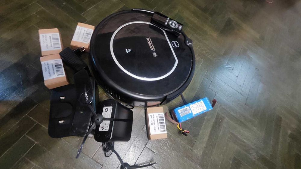 Aspirator robot profimaster 2712, touchscreen, telecomanda, Turbo HEPA