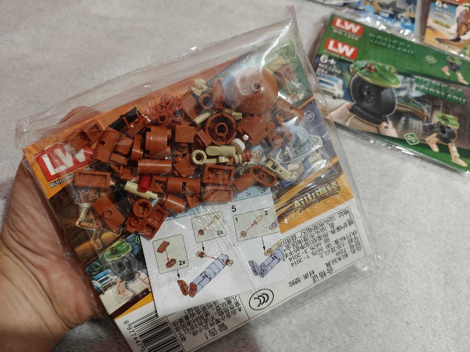 Joc tip Lego set Italian Brainrot Thung Sahur 8 figurine 518 piese