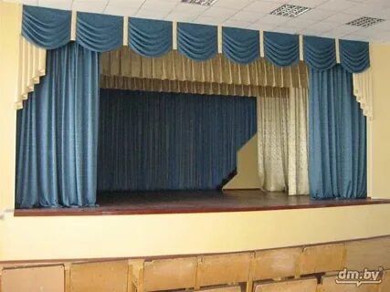 Сценические шторы для гос здани.Шторы подключь.Выезд швей