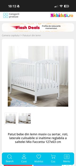 Patut din lemn masiv