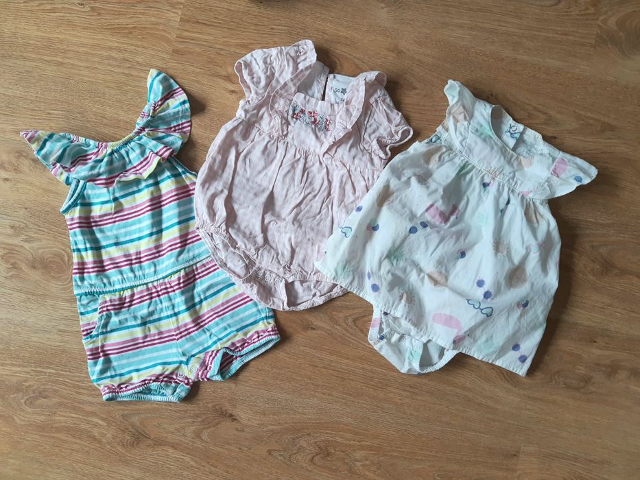 Lot bebe fetita marimea 74