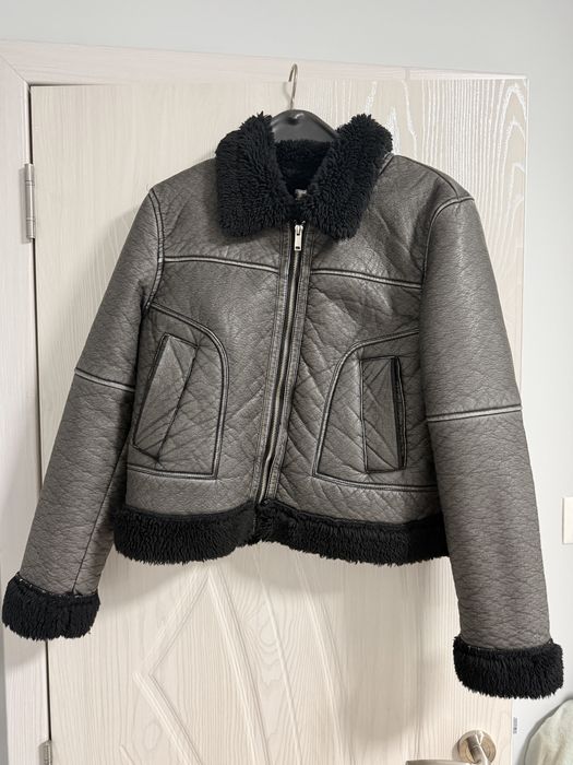 Кожено зимно яке